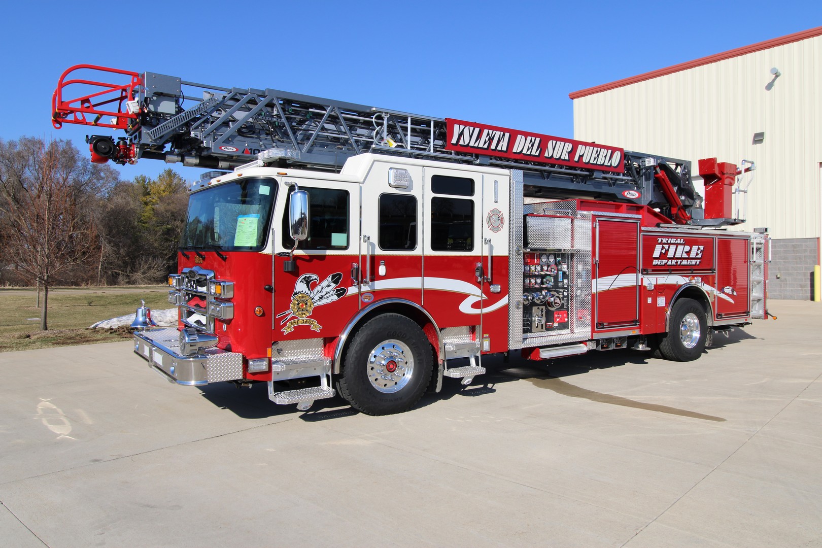 Ysleta Del Sur Pueblo TX Enforcer 107′ ft Aerial – 41720
